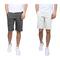 Galaxy by Harvic Men's Flat Front Slim Fit Stretch Chino Shorts